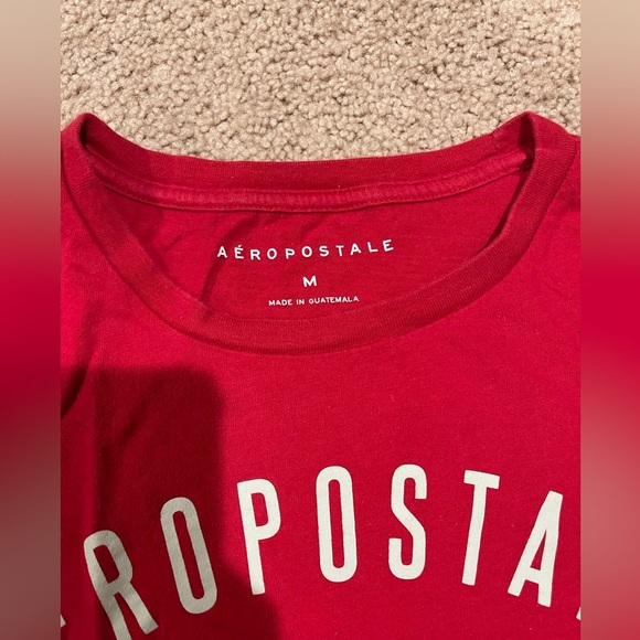 Men's AEROPOSTALE Red Camo Bear Graphic Tee - Picture 3 of 11